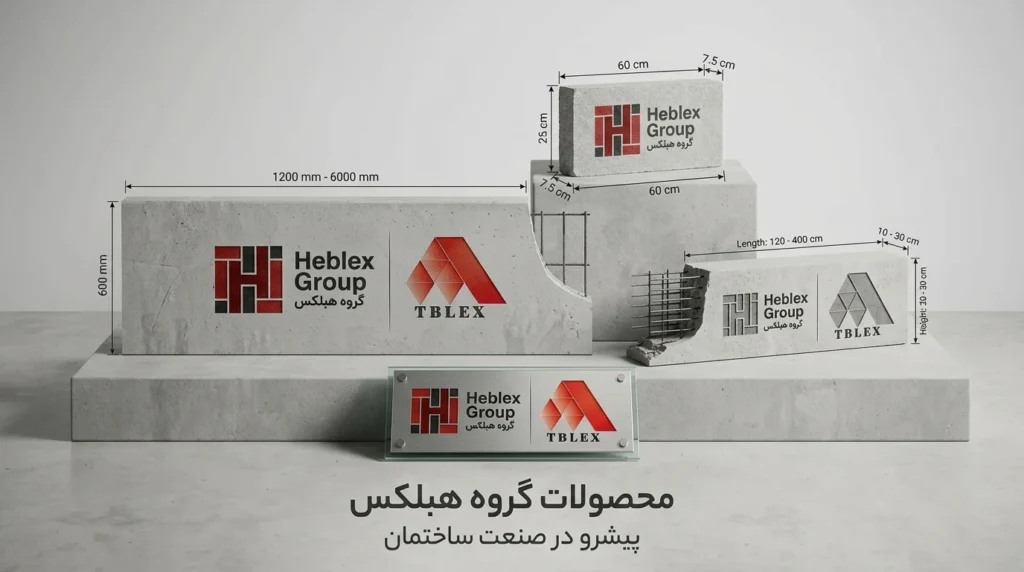 محصولات گروه هبلکس کارخانه تبلکس
